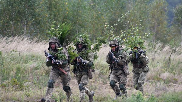 Militari ucraineni la exerciții comune NATO  - Sputnik Moldova