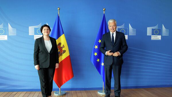 Gavrilița, întrevedere cu comisarul european pentru justiție, Didier Reynders - Sputnik Moldova
