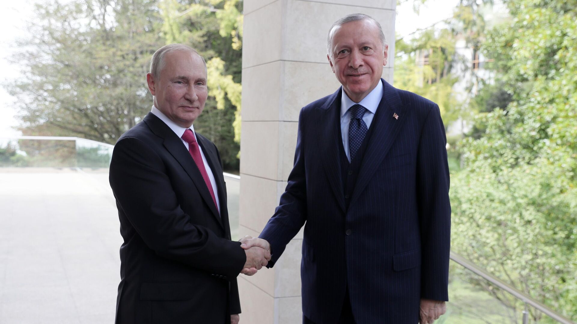 Президент РФ В. Путин провел переговоры с президентом Турции Р. Эрдоганом. Архивное фото - Sputnik Молдова, 1920, 26.07.2022