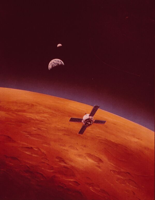 Миссия на Марс. Mariner 9 - первый космический корабль Соединенных Штатов, вышедший на орбиту другой планеты. - Sputnik Молдова