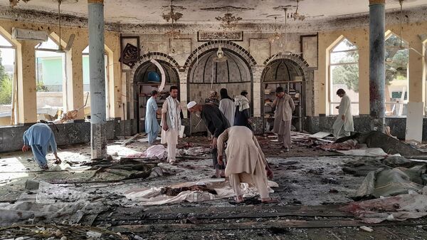 Место взрыва в мечети в афганской провинции Кундуз - Sputnik Молдова