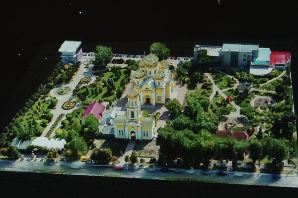 3D-модель центрального парка Комрата - Sputnik Молдова