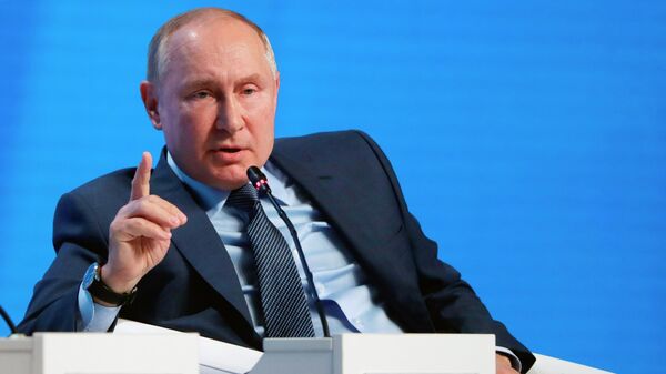 Президент РФ В. Путин - Sputnik Moldova-România