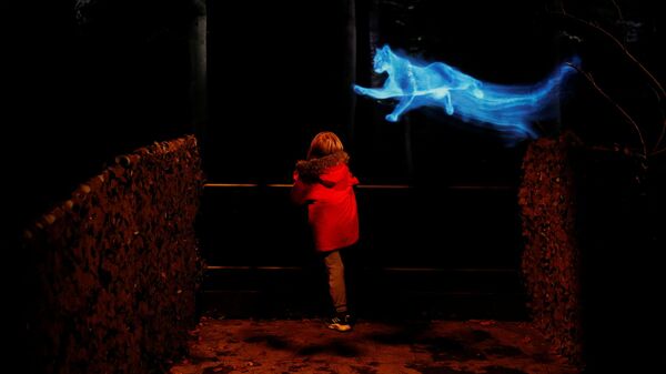 Ребенок в «Запретном лесу Гарри Поттера» в Арли-холле, Великобритания - Sputnik Молдова