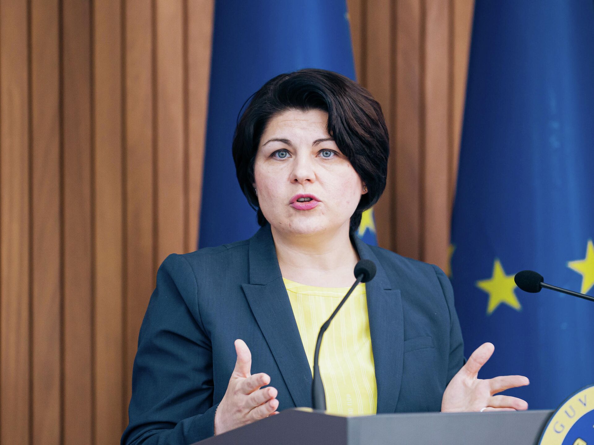 Премьер-министр Республики Молдова Наталья Гаврилица