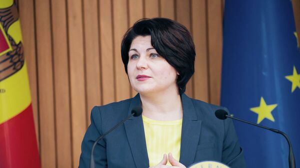 Prim-ministrul Natalia Gavrilița face declarații privind asigurarea țării cu gaze - Sputnik Moldova