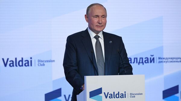 Президент РФ В. Путин принял участие в заседании клуба Валдай - Sputnik Moldova-România