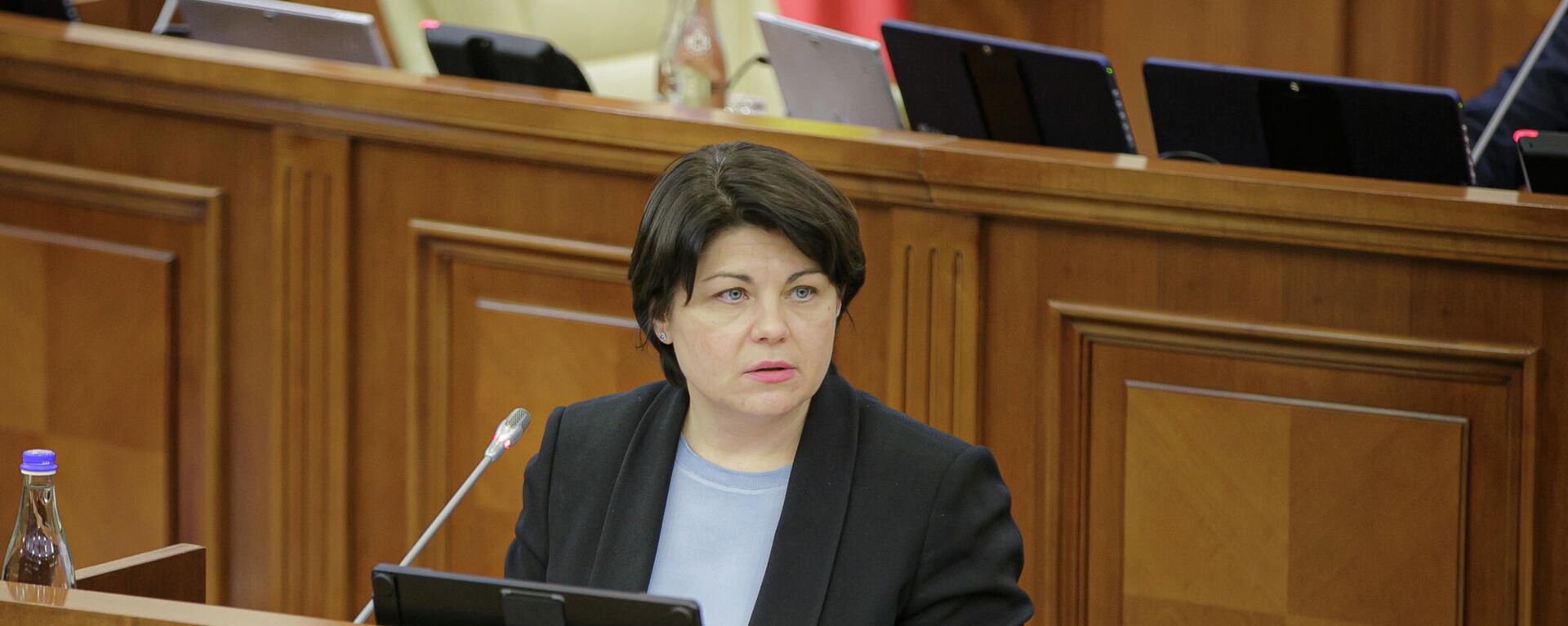 Наталья Гаврилица на заседании парламента Молдовы - Sputnik Молдова, 1920, 22.09.2022