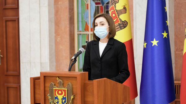 Брифинг Майи Санду по итогам заседания Совета безопасности - Sputnik Молдова