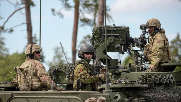 Учения НАТО Saber Strike 2016 в Эстонии - Sputnik Moldova-România