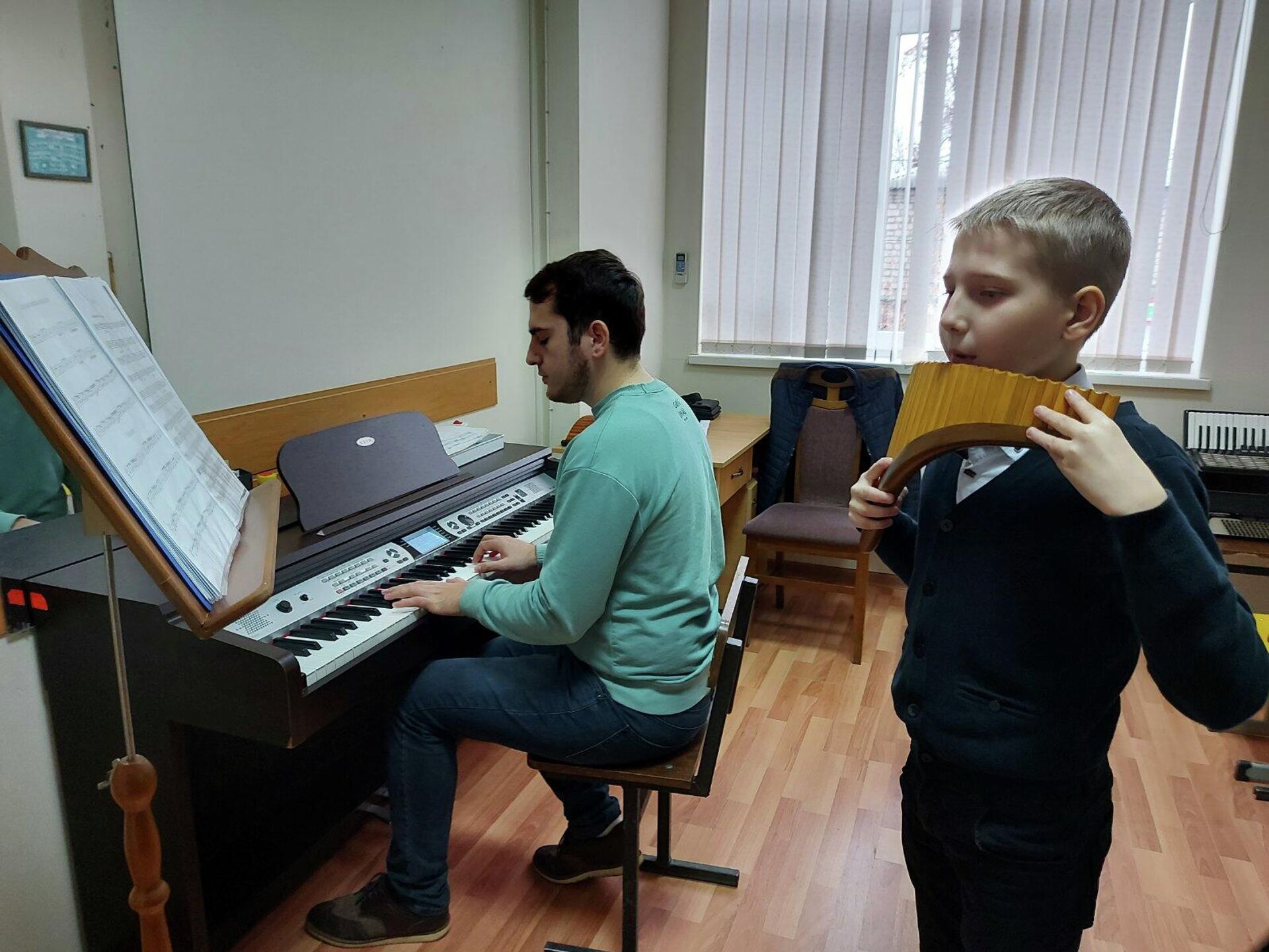 В музыкальной школе Комрата учат игре на нае - Sputnik Молдова, 1920, 05.11.2021