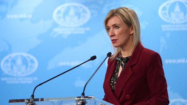 Purtătorul de cuvânt al Ministerului Afacerilor Externe al Rusiei, Maria Zaharova - Sputnik Moldova-România