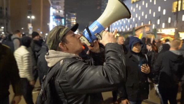 Протестующие в Роттердаме. - Sputnik Молдова