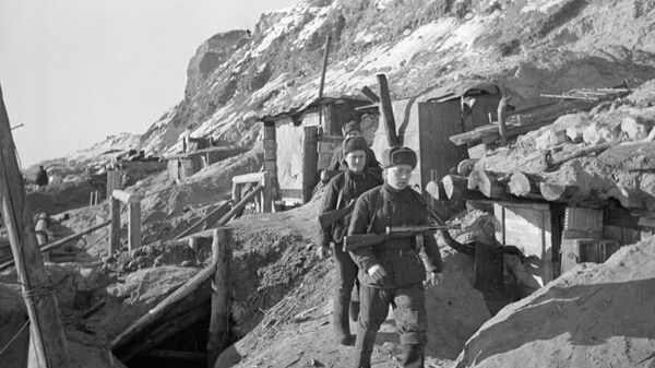 Stalingrad, noiembrie 1942. Fortificații pe malul râului Volga - Sputnik Moldova