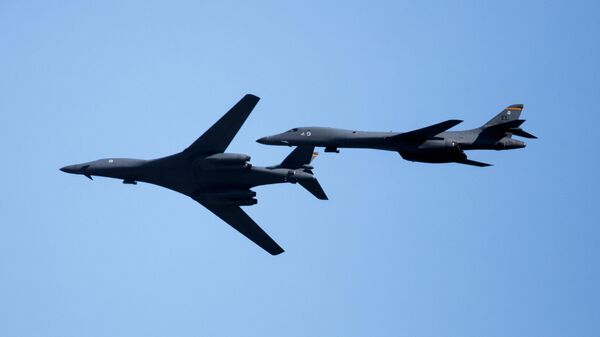 Американские стратегические бомбардировщики B-1B Lancer - Sputnik Moldova