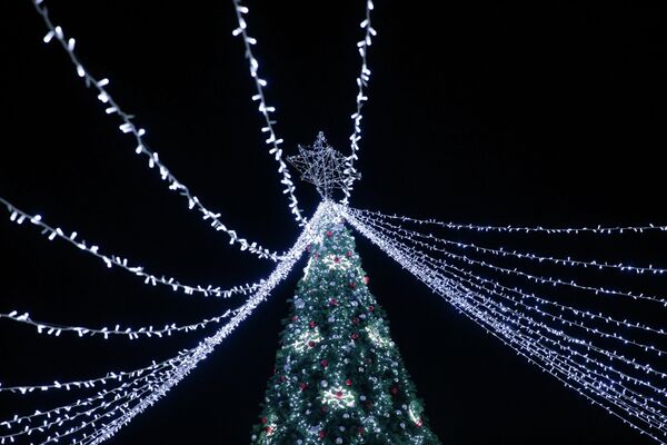 Principalul Pom de Crăciun are o înălțime de 20 de metri - Sputnik Moldova