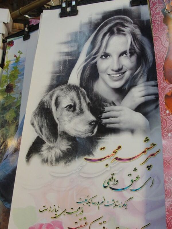 Бритни Спирс на персидском постере. - Sputnik Молдова