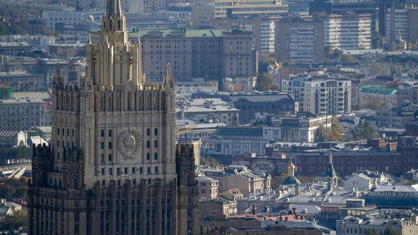 Вид на здание Министерства иностранных дел РФ - Sputnik Молдова