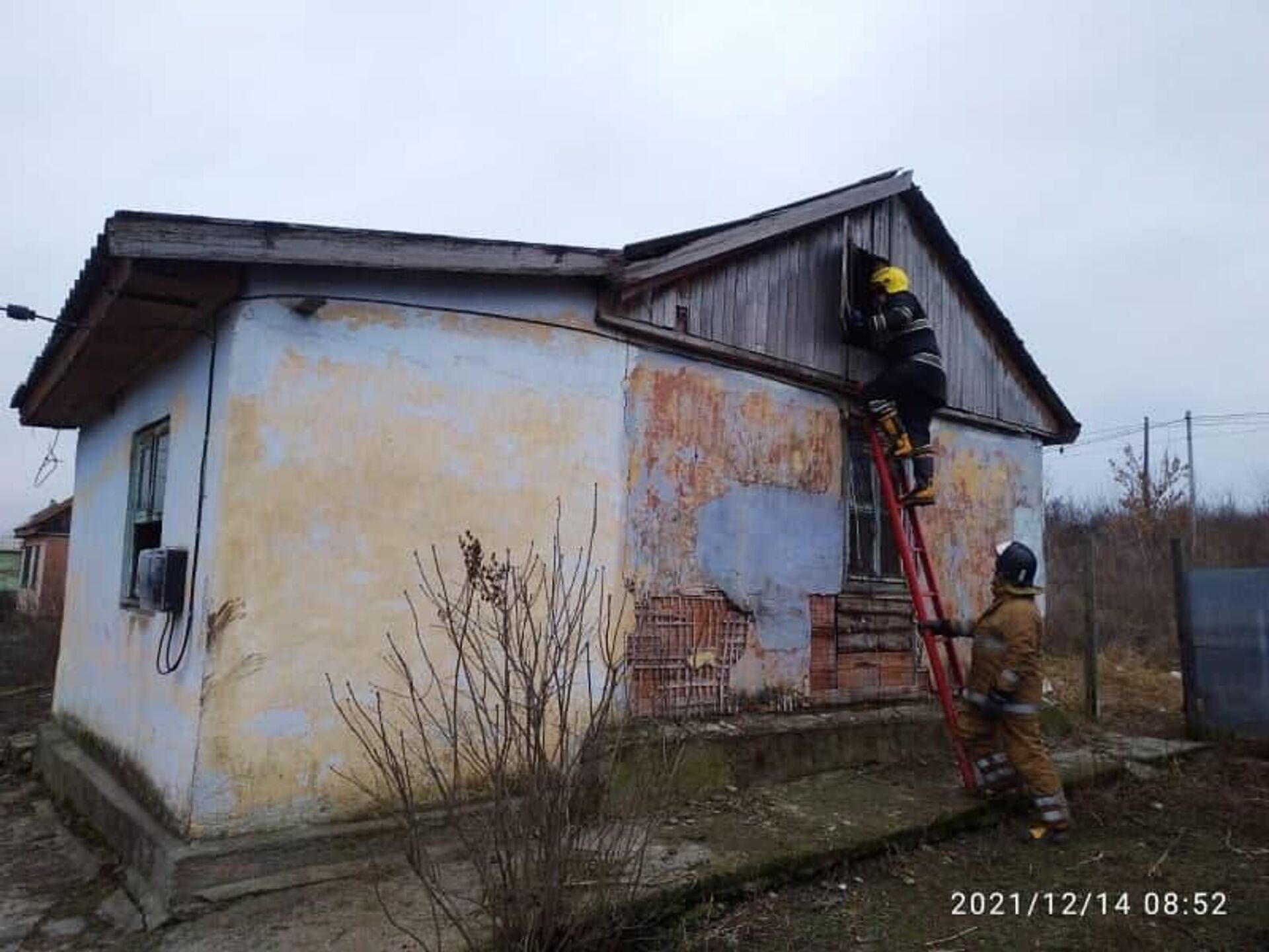 Пожар в жилом доме в Каушанском районе - Sputnik Молдова, 1920, 14.12.2021