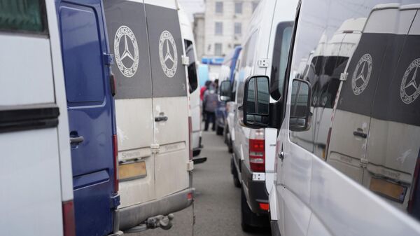 Протест автоперевозчиков в Кишиневе - Sputnik Moldova