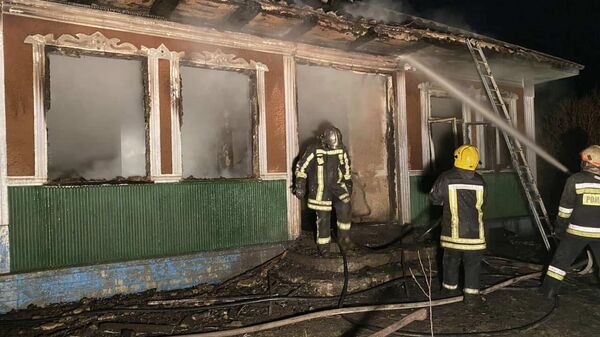  Пожар в жилом доме в села Бульбоака - Sputnik Молдова