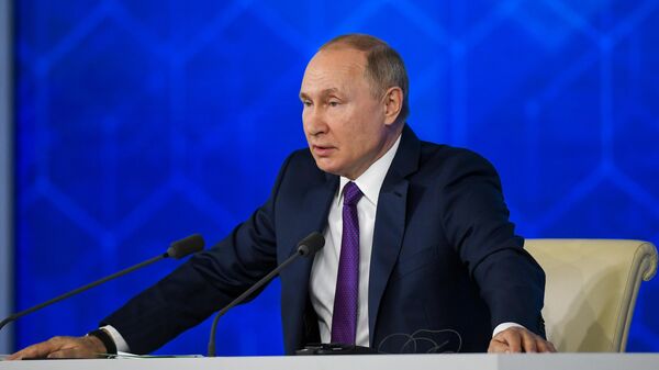Ежегодная пресс-конференция президента России Владимира Путина - Sputnik Moldova-România