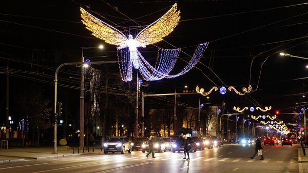 Новогодние елки Кишинева 2021 2022 - Sputnik Moldova