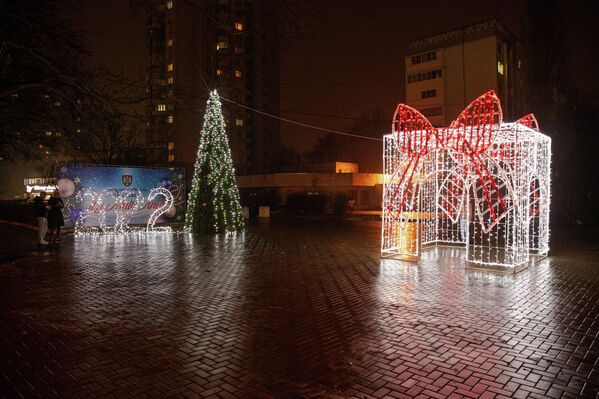 Cineva vede frumusețea de Anul Nou chiar de la geam - Sputnik Moldova