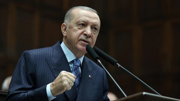 Президент Турции Тайип Эрдоган - Sputnik Moldova-România