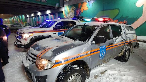 Спасатели и пожарные борются с обильным снегопадом - Sputnik Молдова