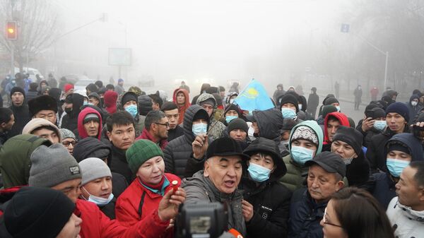 Протесты в Казахстане, январь 2022 года - Sputnik Moldova-România