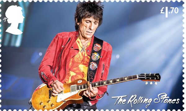 Марка, посвященная 60-летию группы The Rolling Stones - гитарист Ронни Вуд. - Sputnik Молдова
