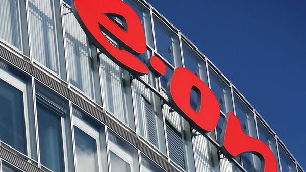 Логотип новой штаб-квартиры немецкого поставщика энергии e.on Ruhrgas AG в Эссене - Sputnik Moldova-România