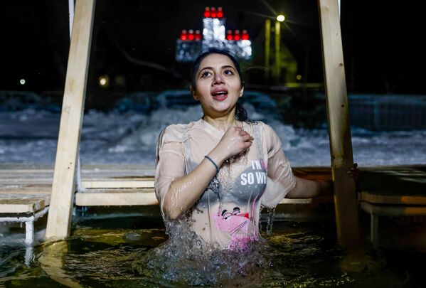 В России праздник Крещения выпадает на самые крепкие морозы. - Sputnik Молдова