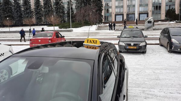 Protestele taximetriștilor la Chișinău 24 ianuarie 2022 - Sputnik Moldova