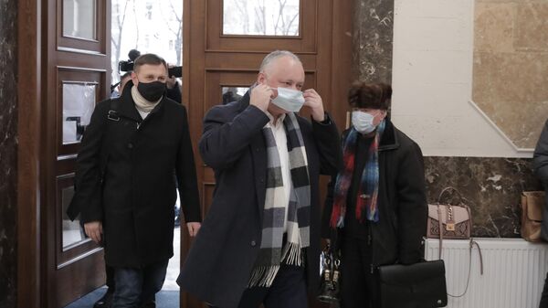 Игорь Додон прибыл на допрос в прокуратуру - Sputnik Молдова