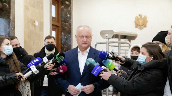 Первые заявления Додона после слушаний в Генпрокуратуре - Sputnik Молдова