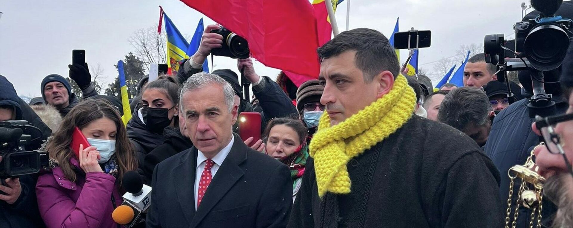 Călin Georgescu și George Simion - Sputnik Moldova-România, 1920, 27.01.2022