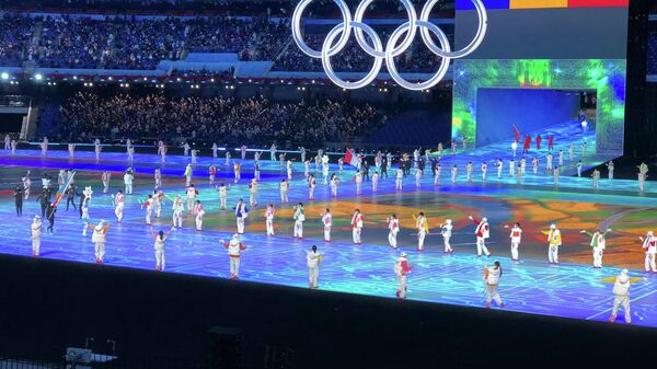 Команда Молдовы на открытии Олимпиады в Пекине - Sputnik Молдова