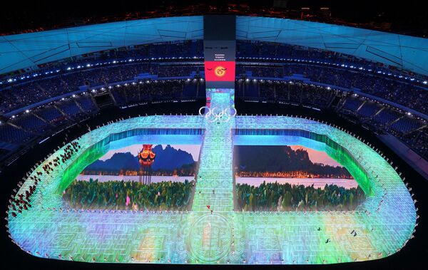 Церемония открытия XXIV Олимпийских игр в Пекине. - Sputnik Молдова