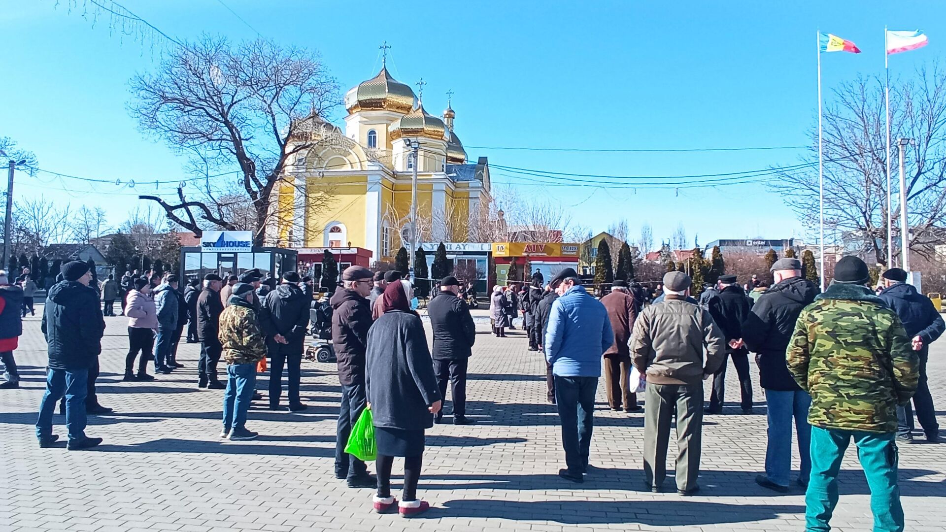 Жители Гагаузии вышли на протесты - Sputnik Moldova, 1920, 06.02.2022