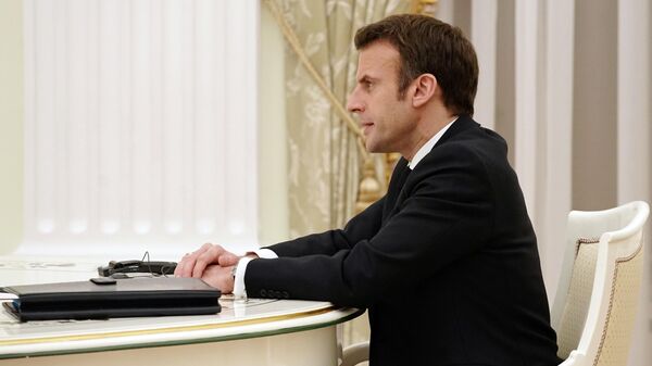 Президент РФ В. Путин провел переговоры с президентом Франции Э. Макроном - Sputnik Moldova-România