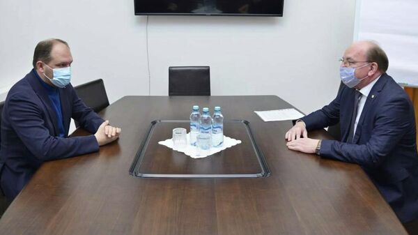 Мэр Кишинева и посол России - Sputnik Молдова
