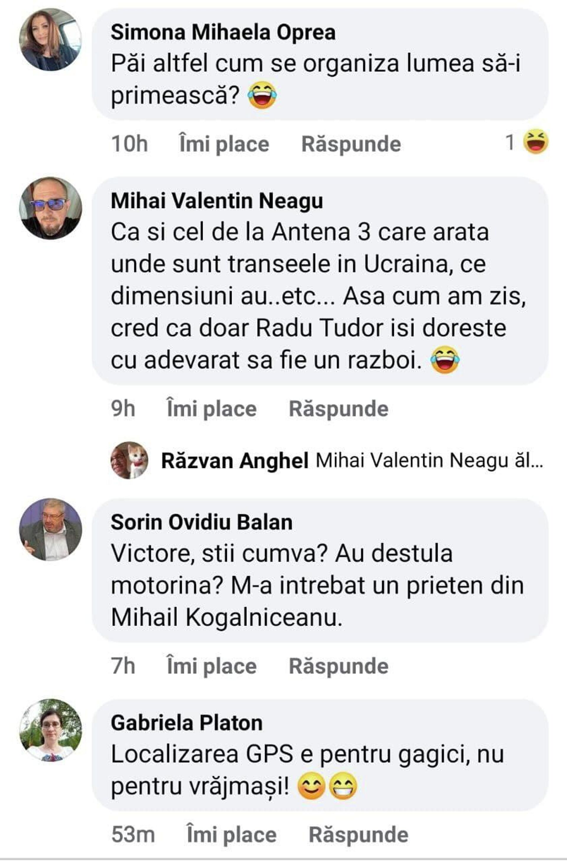 Comentarii la postarea lui Victor Ciutacu pe Facebook - Sputnik Moldova-România, 1920, 10.02.2022