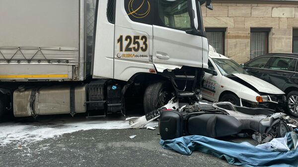 accident rutiere, camion - Sputnik Moldova-România