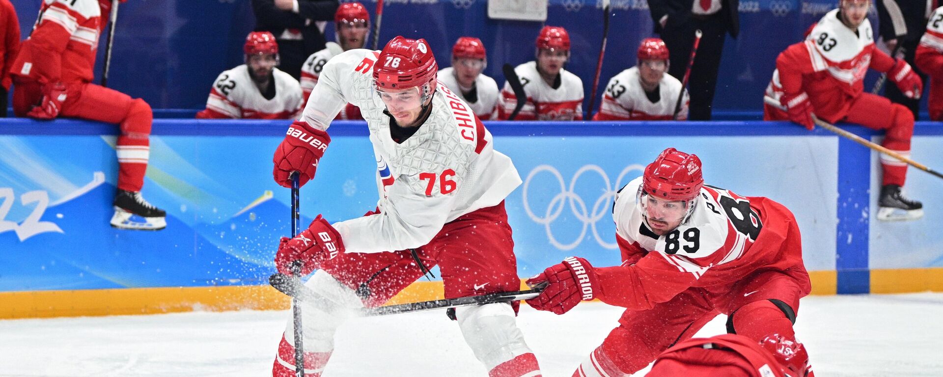 Олимпиада-2022. Хоккей. Мужчины. ОКР - Дания - Sputnik Молдова, 1920, 11.02.2022
