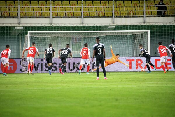Primul gol al echipei „Sheriff” în meciul cu echipa portugheză Braga - Sputnik Moldova