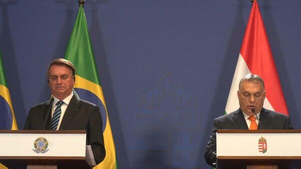 Hungary: Bolsonaro visits brother Orban in Budapest - Sputnik Moldova-România