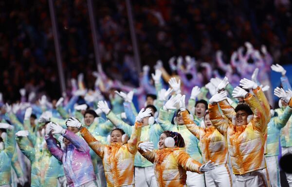 Jocurile Olimpice de la Beijing 2022 - Ceremonia de închidere - Stadionul Național, Beijing, China - 20 februarie 2022.  - Sputnik Moldova-România