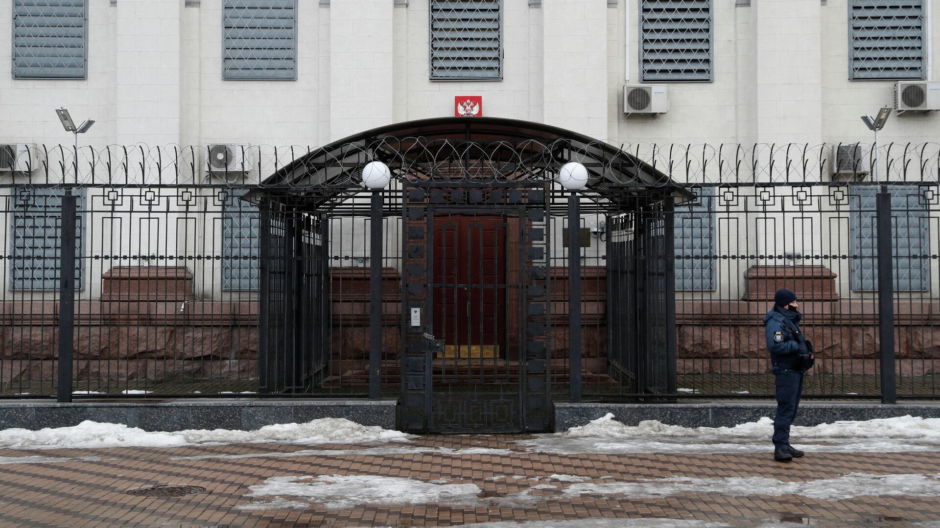 Здание посольства России в Киеве - Sputnik Молдова, 1920, 23.02.2022